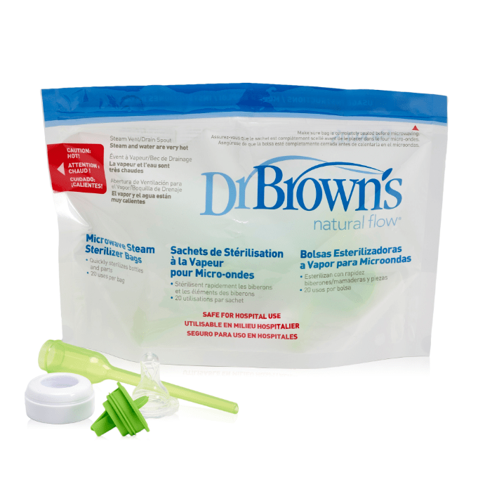 Dr. Brown's Bolsas Para Esterilizar en Microondas Dr. Brown’s® x5