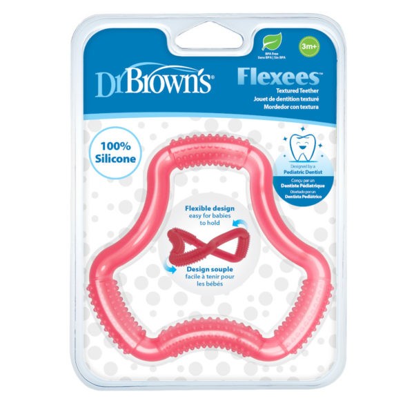 Product image of pink flexees teether